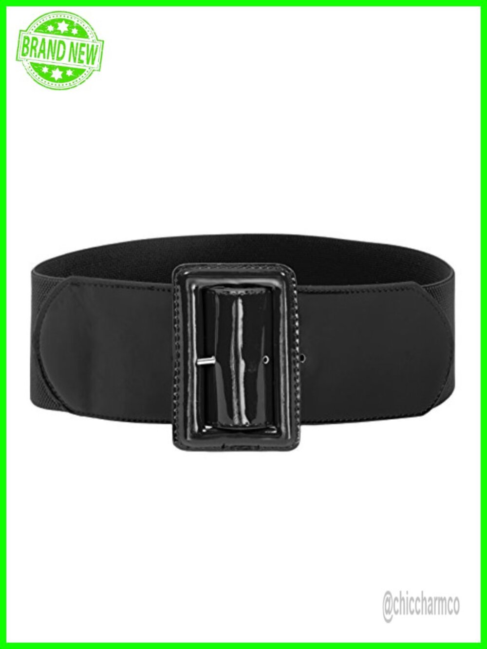 Women's Stretchy Belt 3 Inch Wide Elastic Belt